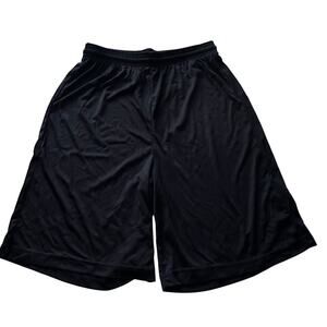 SportTek Black Athletic Soccer Shorts - Boys Size Small